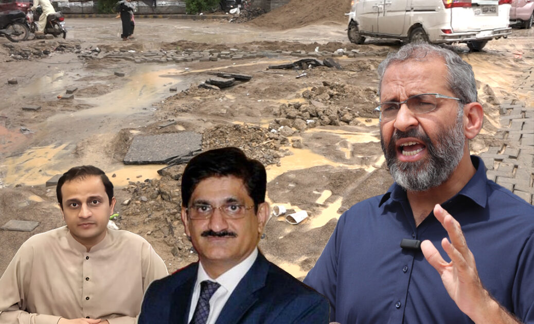 Karachi’s Roads Wash Away Like Paper in Rain, Fly in the Wind, Criticizes Munim Zafar Khan