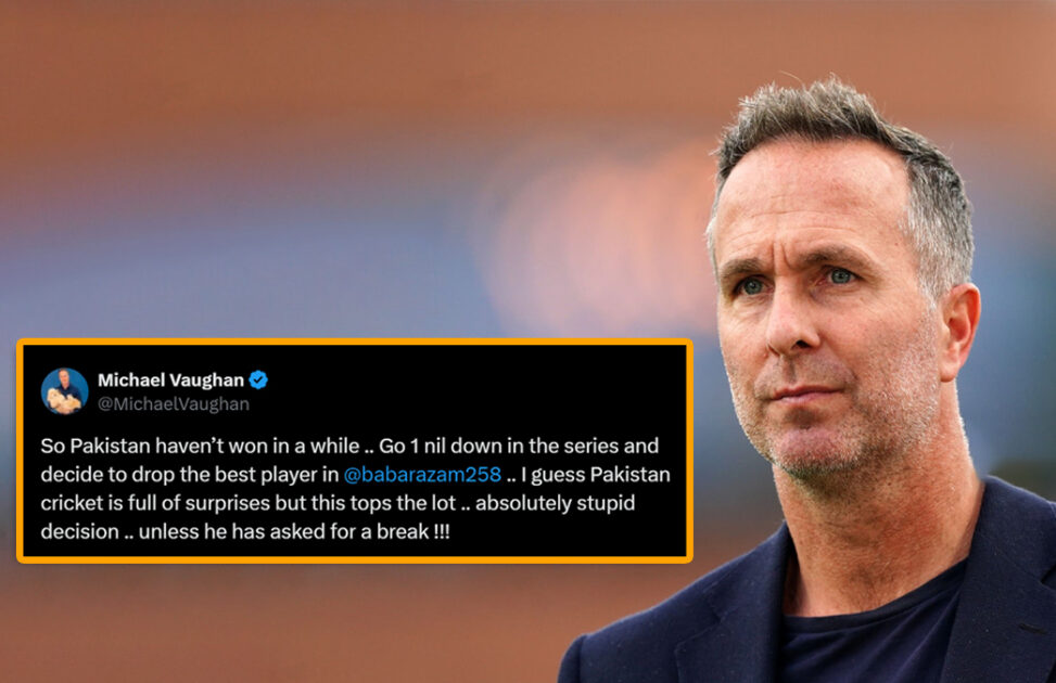 Michael Vaughan Criticizes Decision to Drop Babar Azam from Series as “Highly Imprudent”